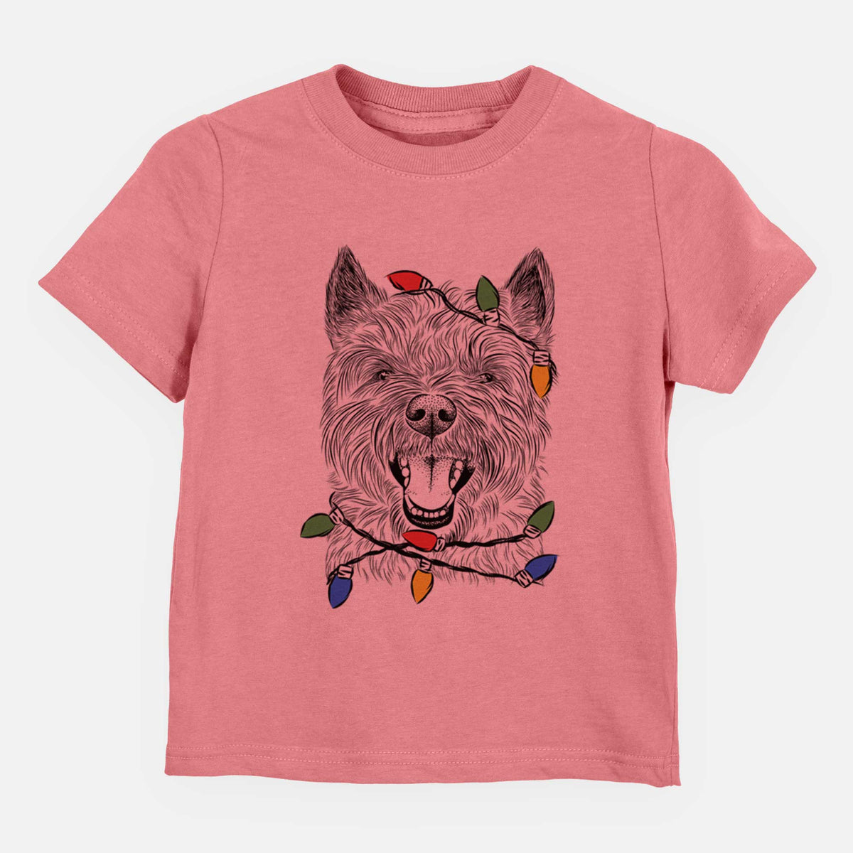 Christmas Lights Jeff the Cairn Terrier - Kids/Youth/Toddler Shirt
