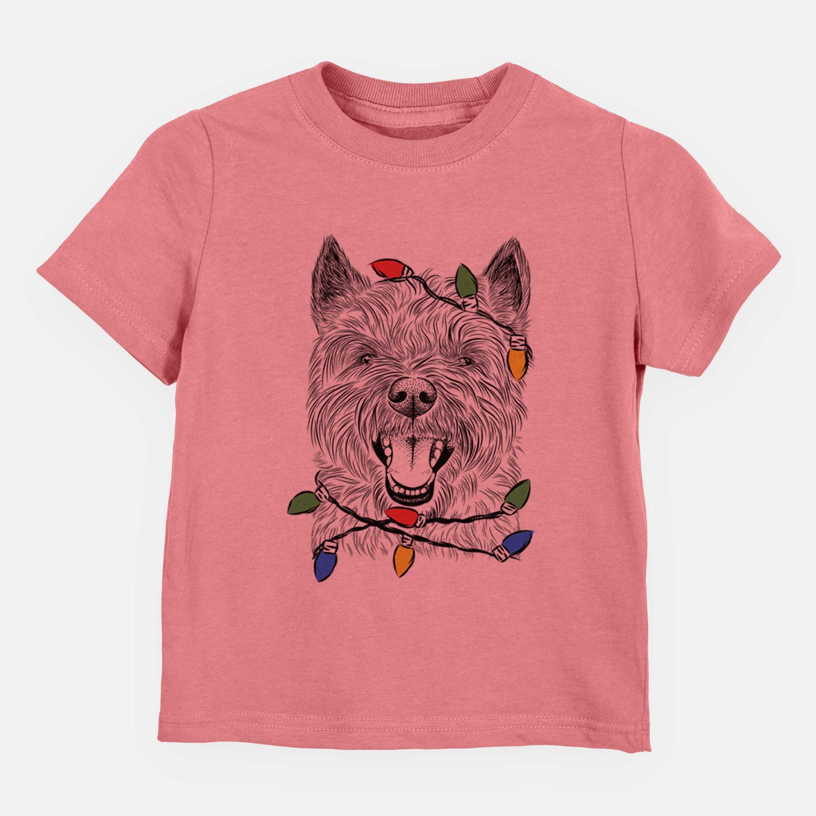 Christmas Lights Jeff the Cairn Terrier - Kids/Youth/Toddler Shirt