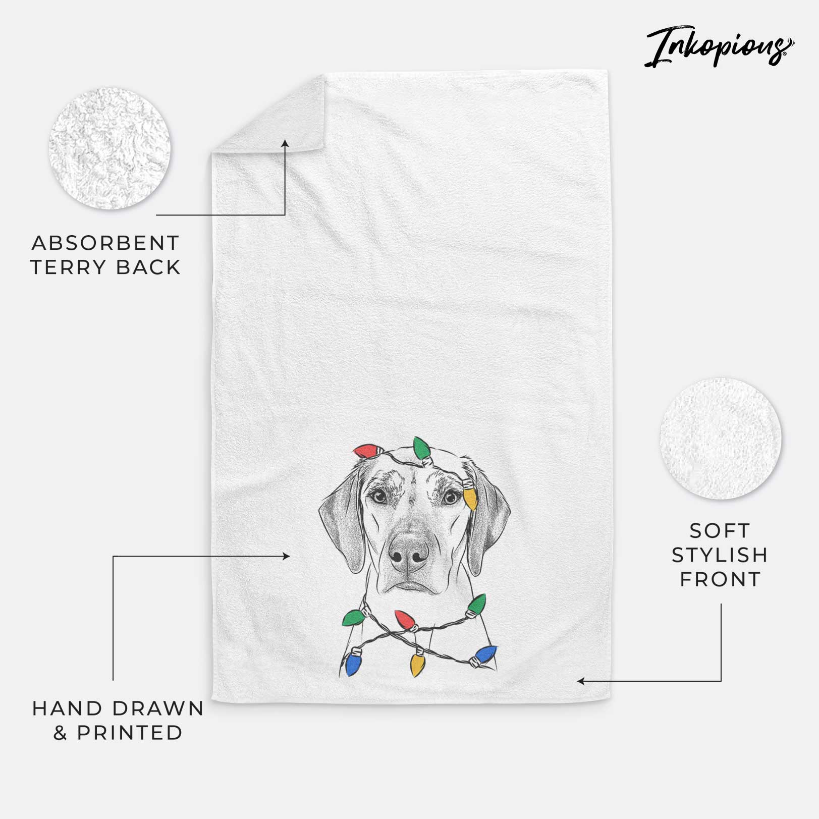 Jenga the Rhodesian Ridgeback Decorative Hand Towel