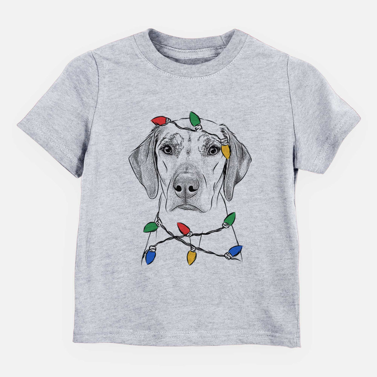 Christmas Lights Jenga the Rhodesian Ridgeback - Kids/Youth/Toddler Shirt