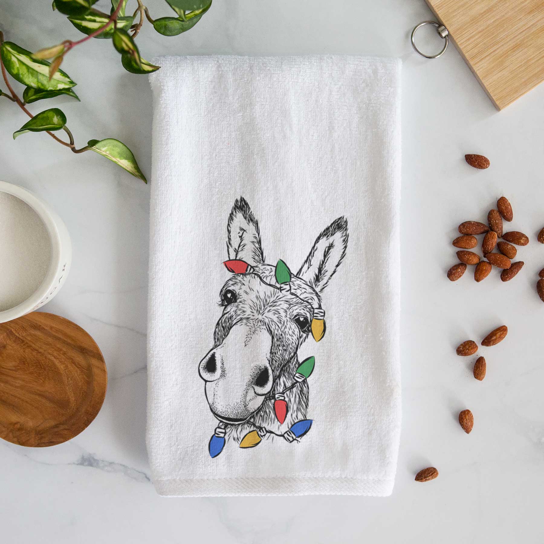 Jenny the Donkey Decorative Hand Towel