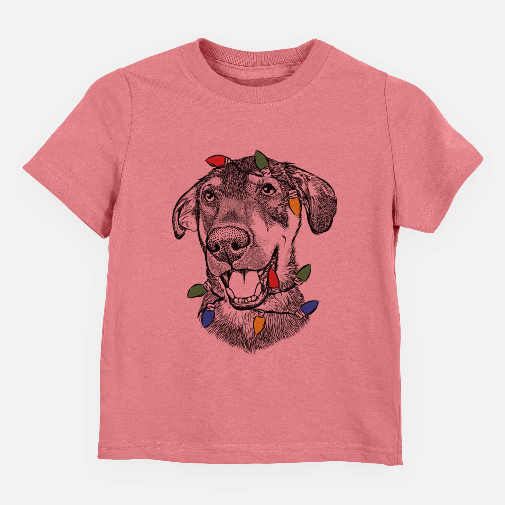 Christmas Lights Jet the Mixed Breed - Kids/Youth/Toddler Shirt