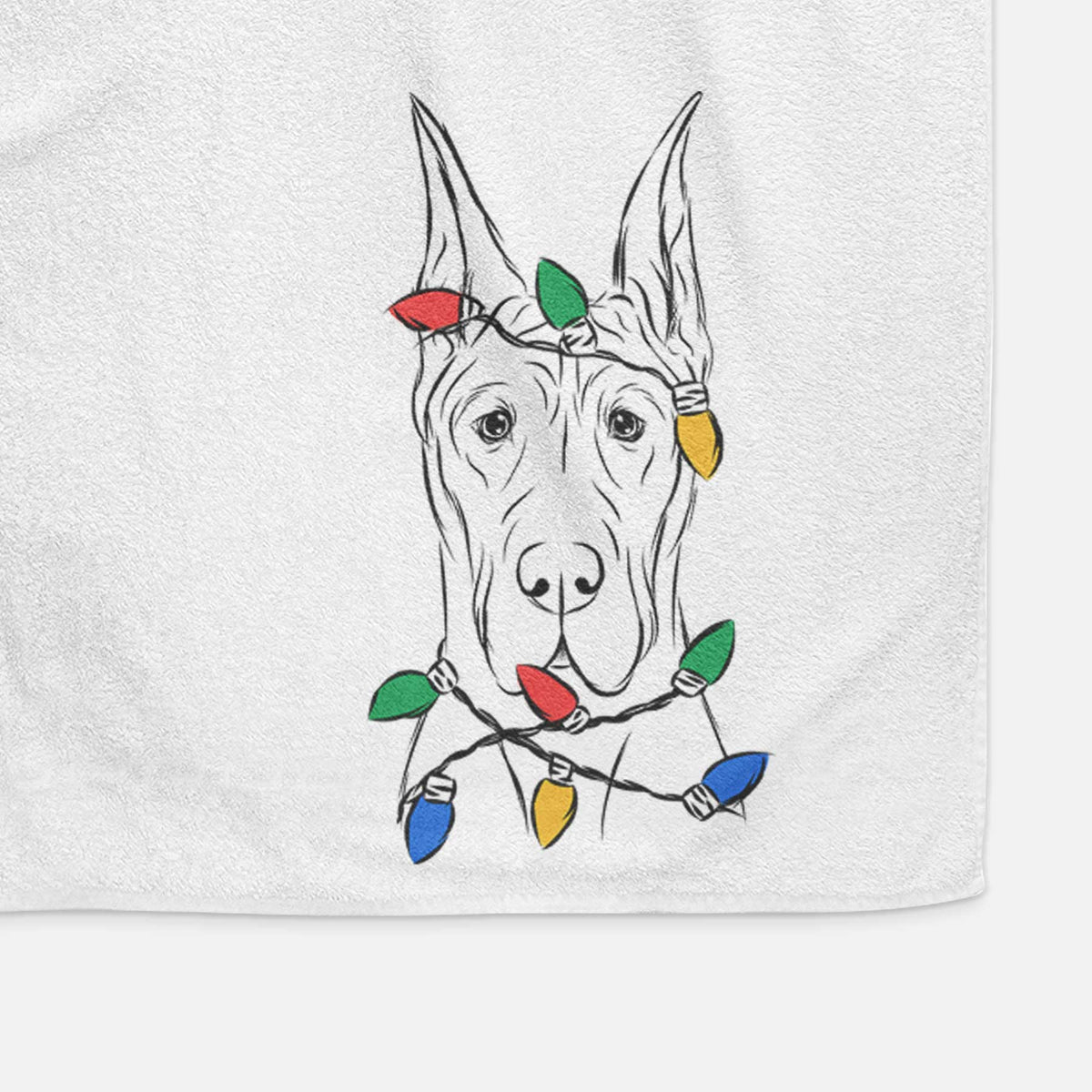 Jude the Great Dane Decorative Hand Towel