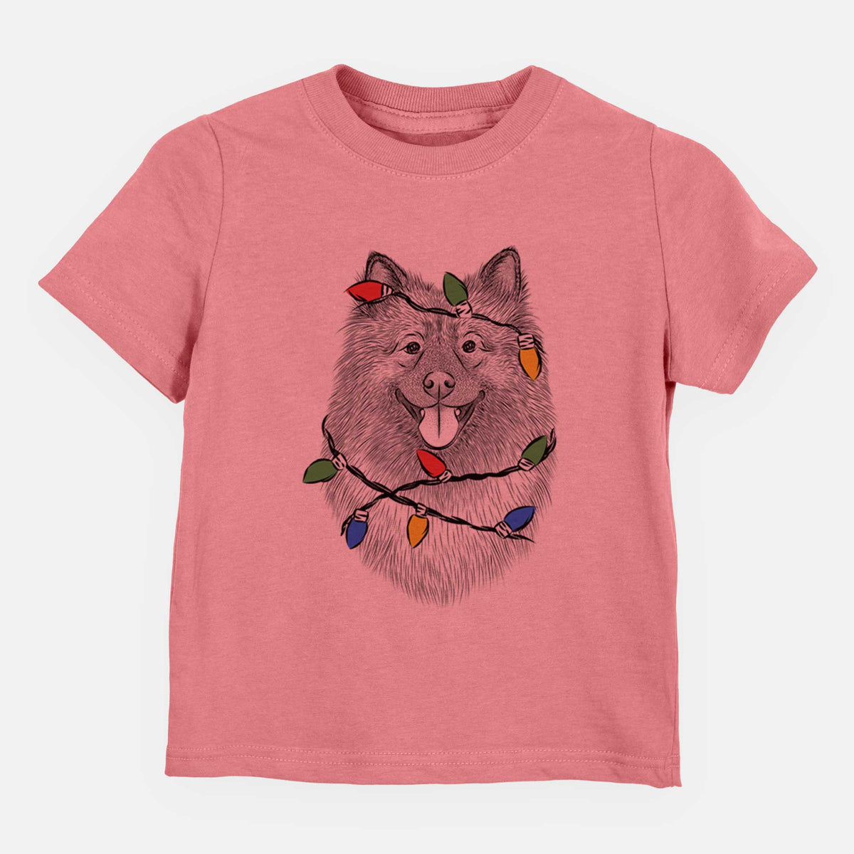 Christmas Lights Kai the Keeshond - Kids/Youth/Toddler Shirt