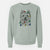 Christmas Lights Kami the West Highland Terrier - Unisex Pigment Dyed Crew Sweatshirt