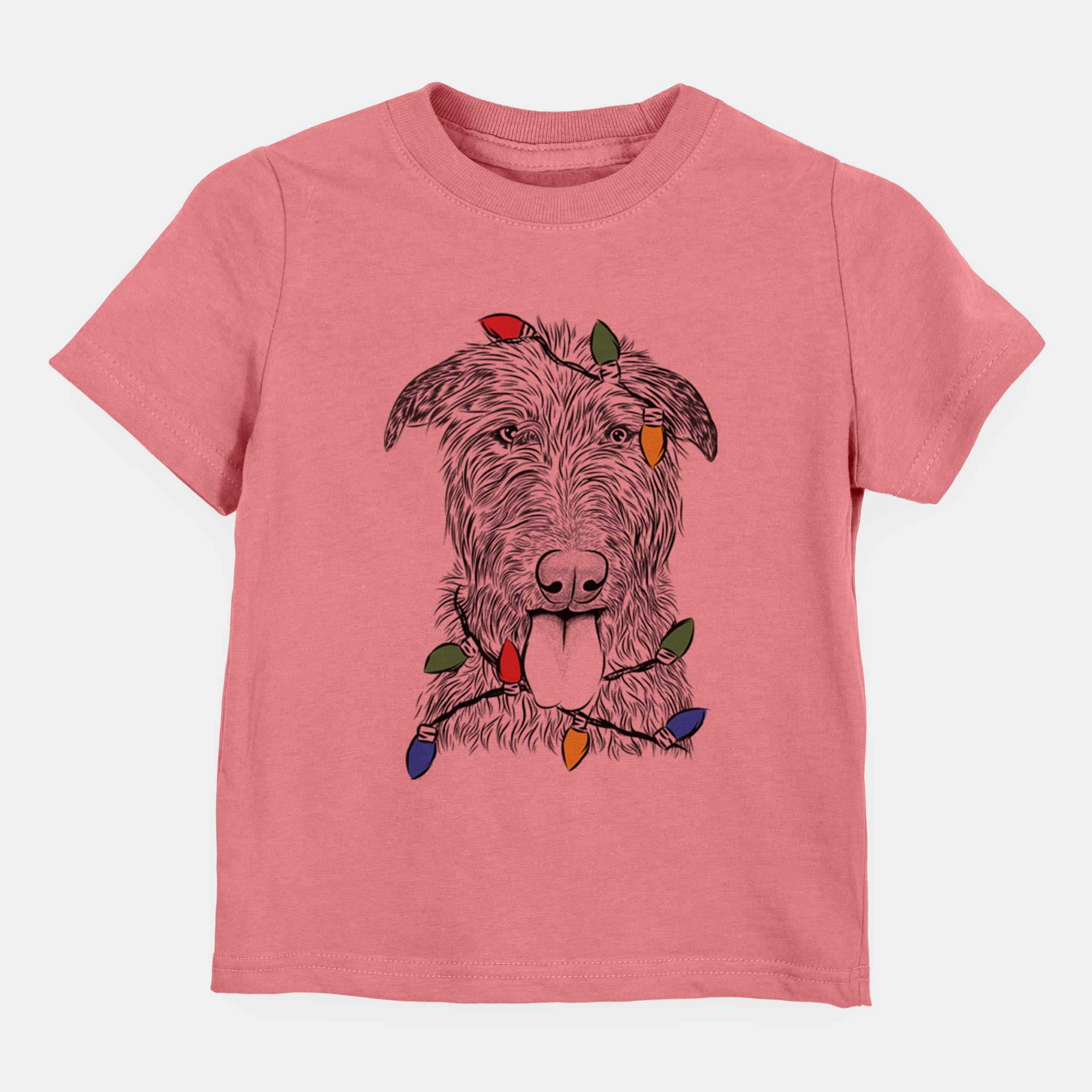 Christmas Lights Keeva the Irish Wolfhound - Kids/Youth/Toddler Shirt