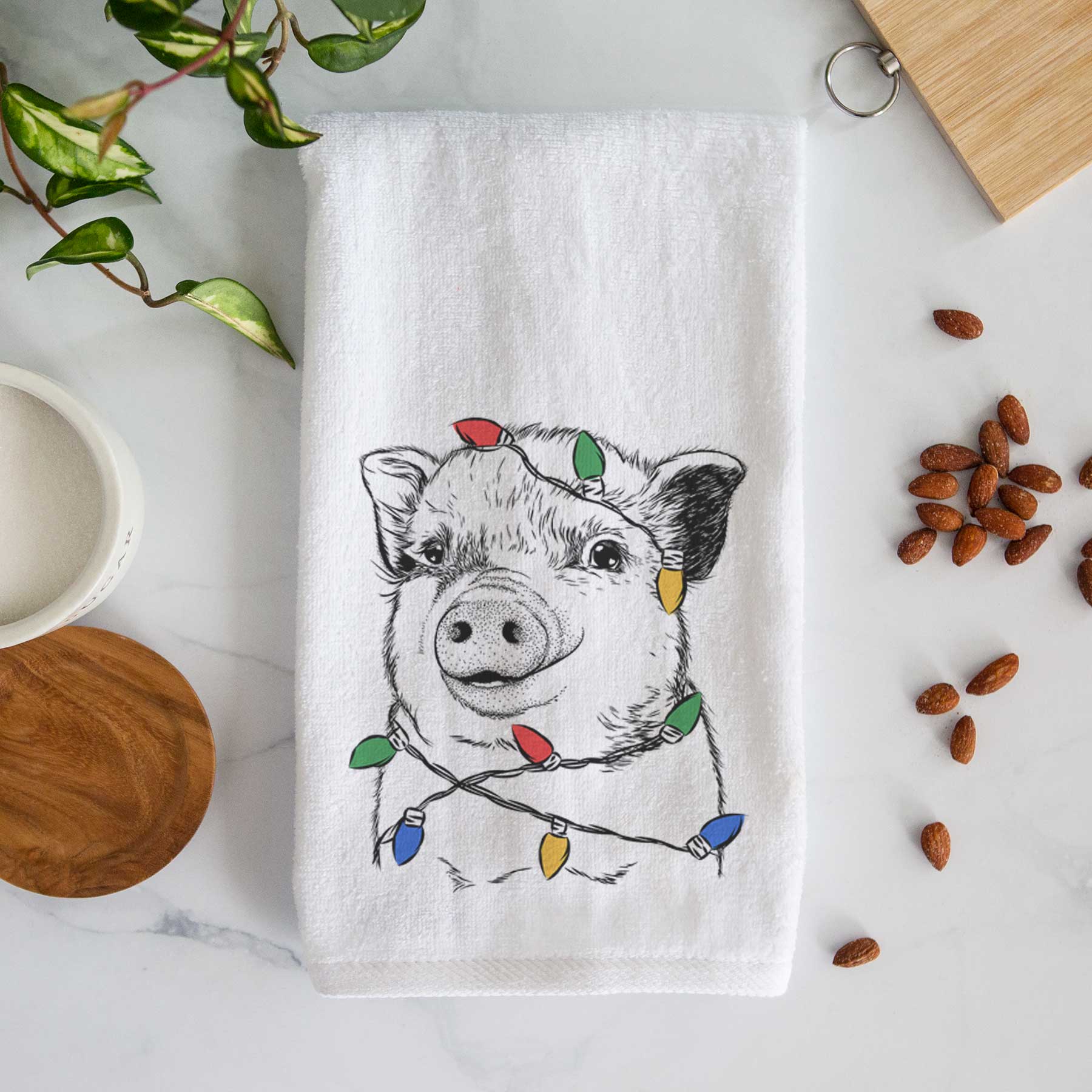 Kevin the Spotted Pig Decorative Hand Towel