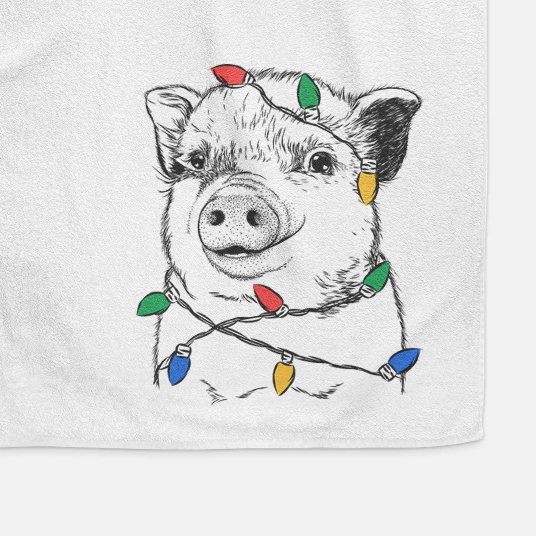 Kevin the Spotted Pig Decorative Hand Towel