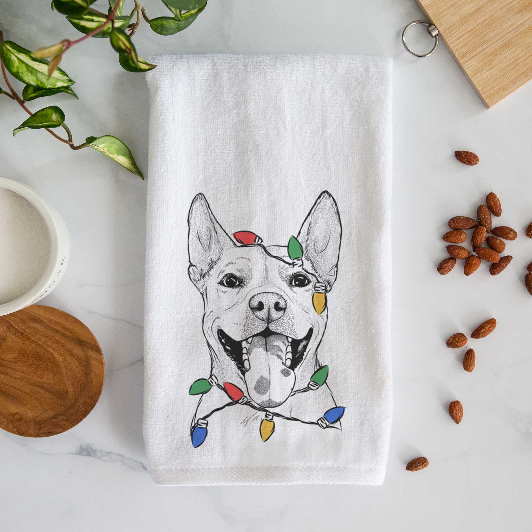 Khaleesi the Carolina Dog Decorative Hand Towel