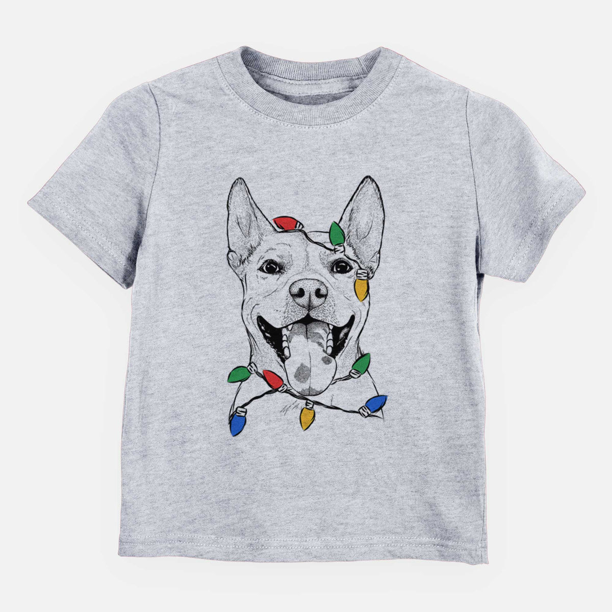 Christmas Lights Khaleesi the Carolina Dog - Kids/Youth/Toddler Shirt