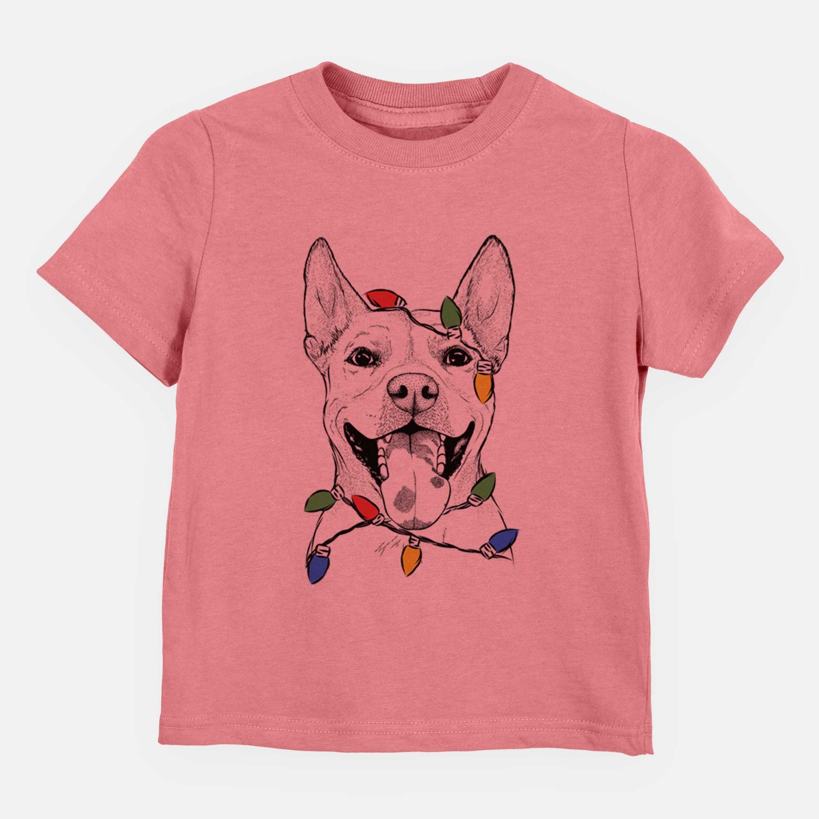 Christmas Lights Khaleesi the Carolina Dog - Kids/Youth/Toddler Shirt