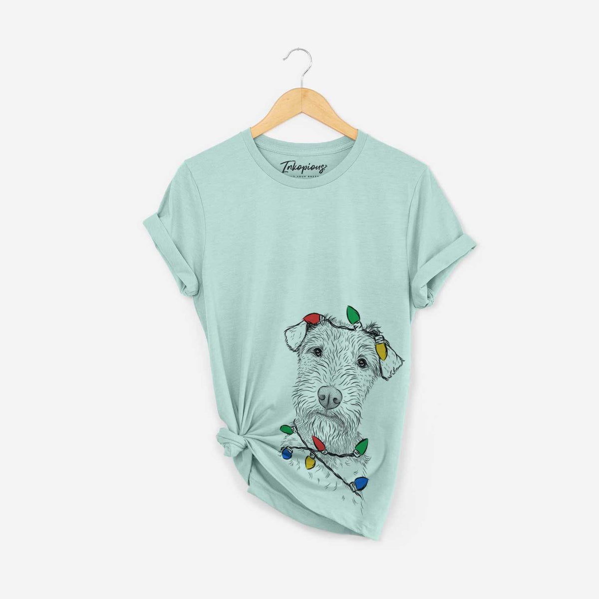 Christmas Lights Kiara the Welsh Terrier - Unisex Crewneck