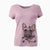 Christmas Lights Kingsleigh the French Bulldog - Women's V-neck Shirt