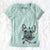 Christmas Lights Kingsleigh the French Bulldog - Women's V-neck Shirt