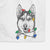 Kira the Siberian Husky Decorative Hand Towel