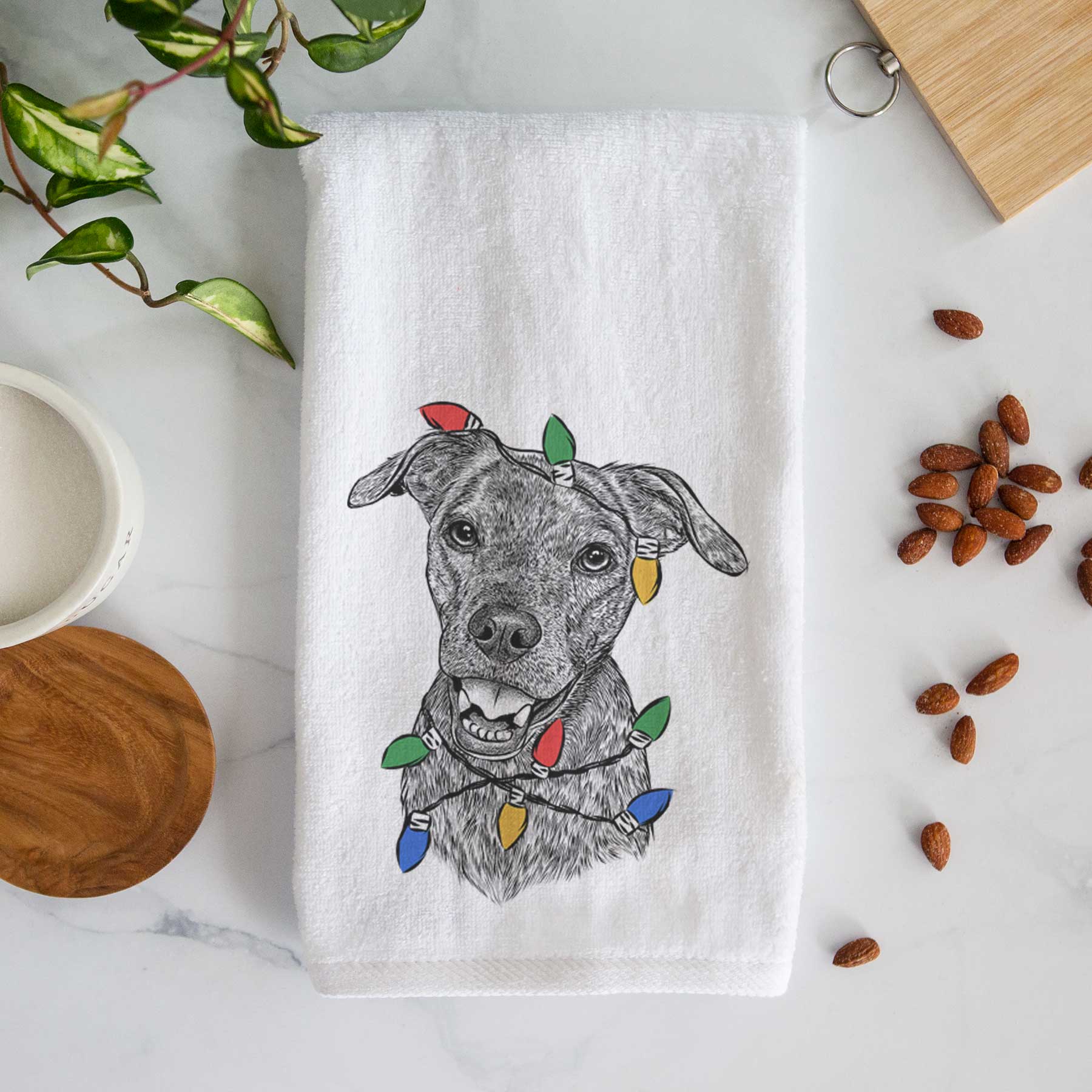 Kirby the Mountain Cur Mix Decorative Hand Towel