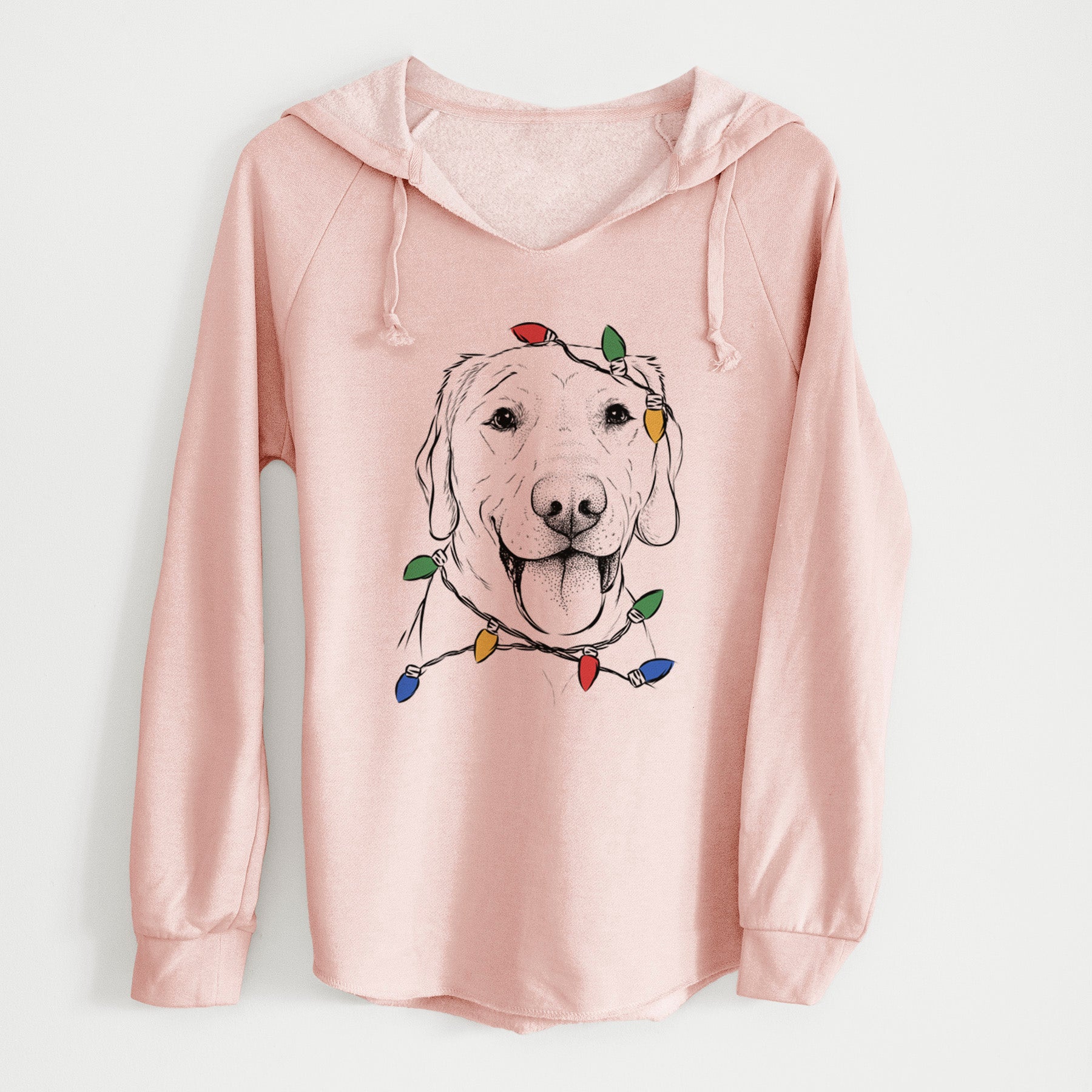 Christmas Lights Klay the Labrador Retriever - Cali Wave Hooded Sweatshirt