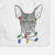 Knox the Rat Terrier Decorative Hand Towel