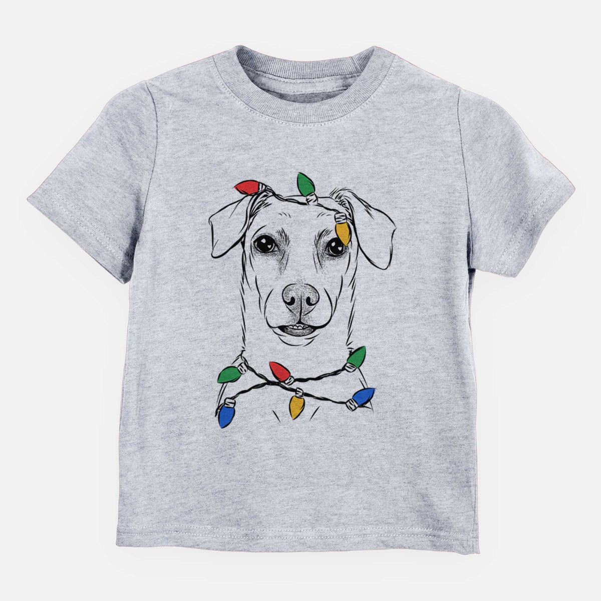 Christmas Lights Koa the Jack Russell Terrier - Kids/Youth/Toddler Shirt