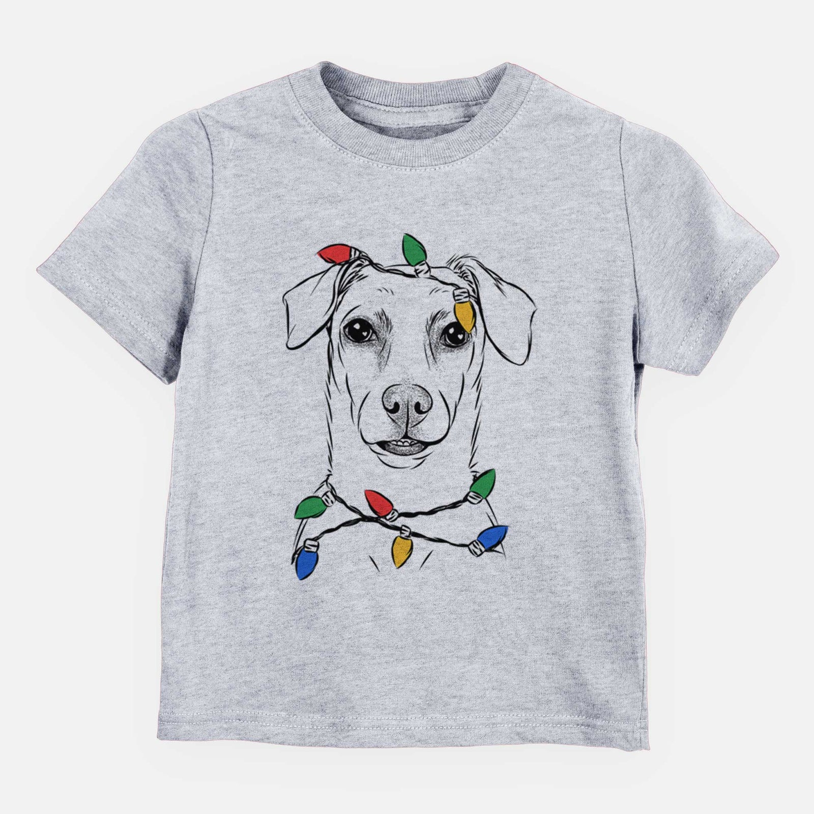 Christmas Lights Koa the Jack Russell Terrier - Kids/Youth/Toddler Shirt