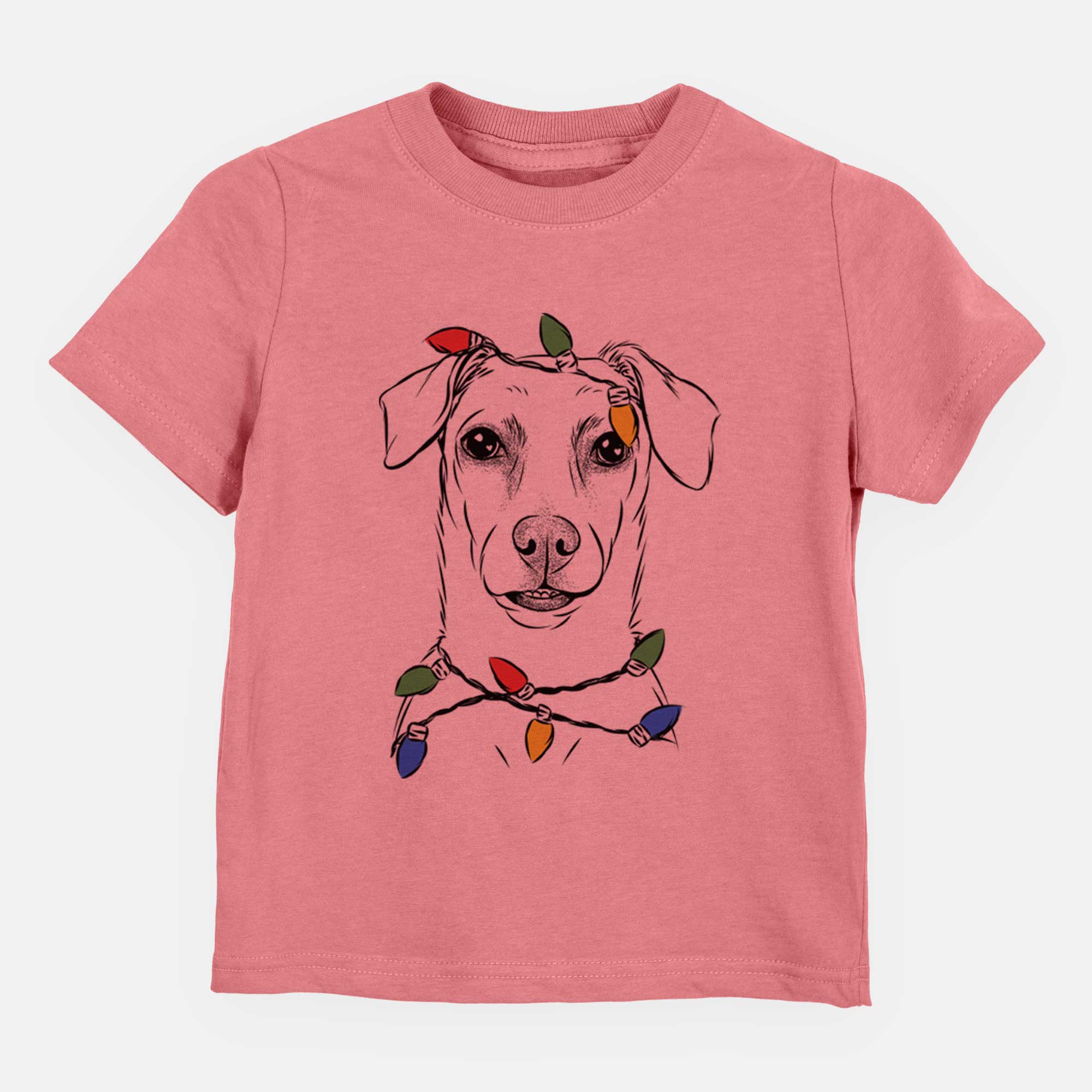 Christmas Lights Koa the Jack Russell Terrier - Kids/Youth/Toddler Shirt