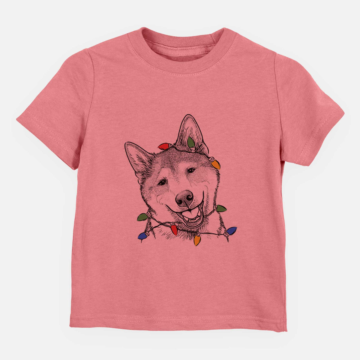 Christmas Lights Koby the Shiba Inu - Kids/Youth/Toddler Shirt