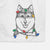 Koda the Siberian Husky Decorative Hand Towel