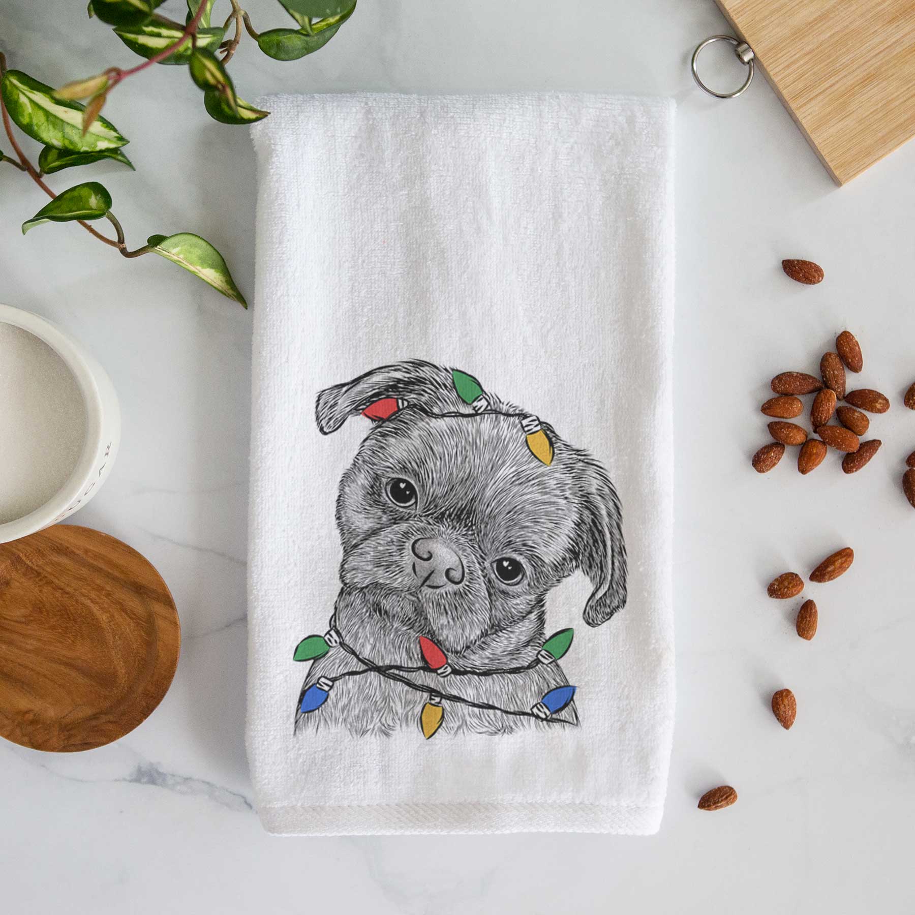 Koko the Shih Tzu Decorative Hand Towel