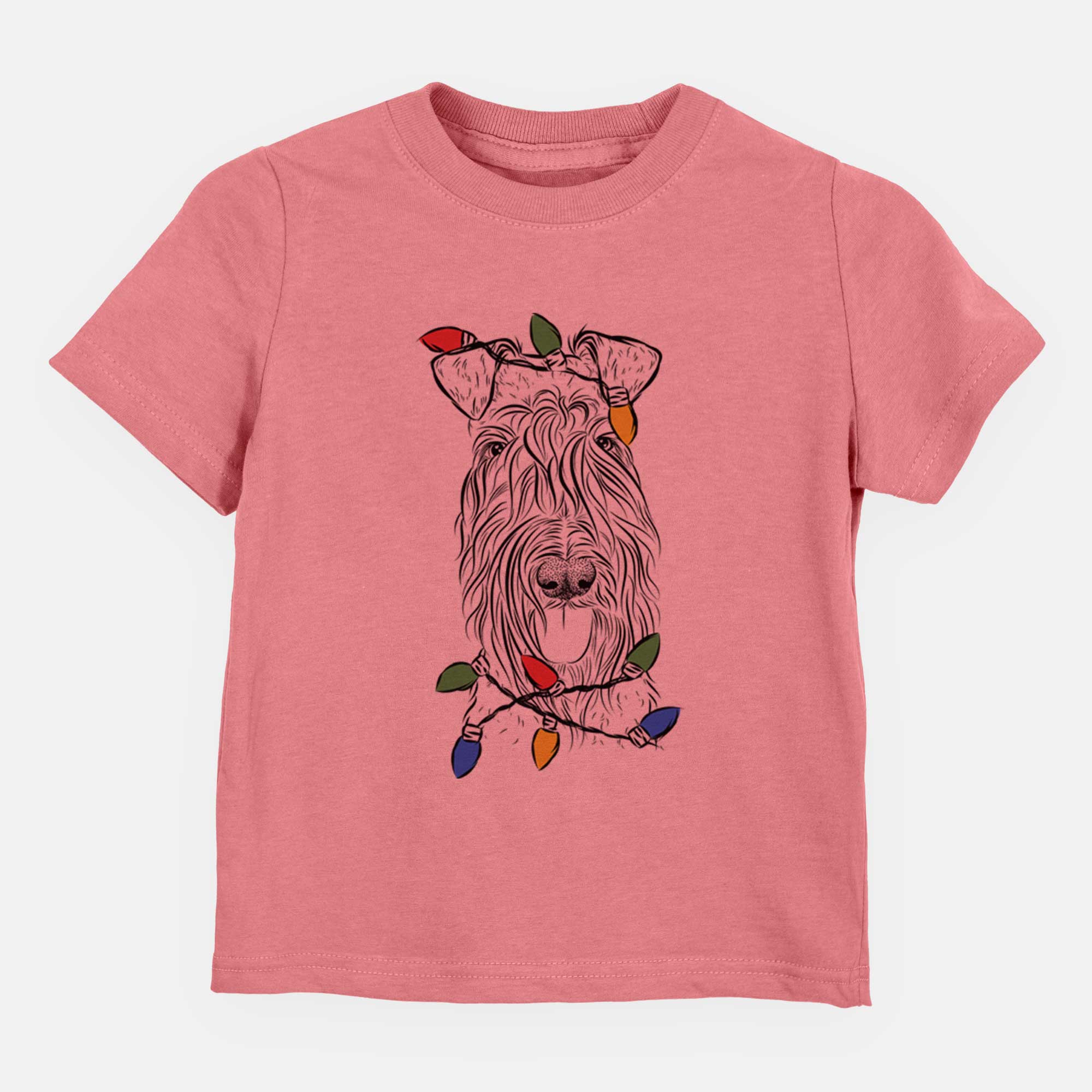 Christmas Lights Kricket the Kerry Blue Terrier - Kids/Youth/Toddler Shirt