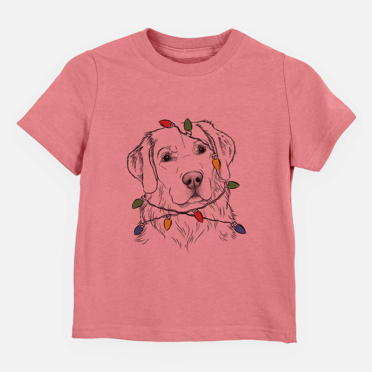 Christmas Lights Kula the Golden Retriever - Kids/Youth/Toddler Shirt