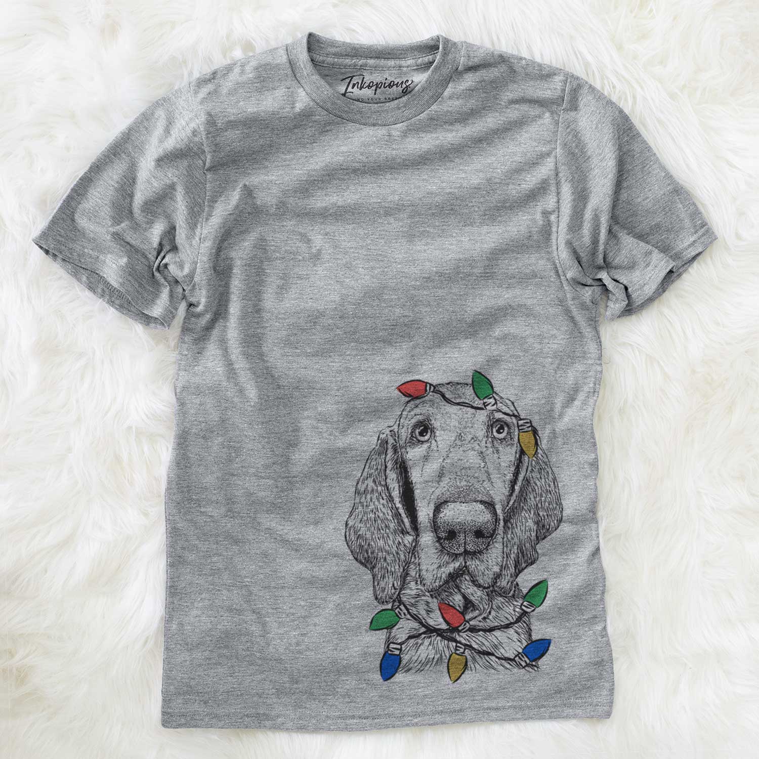 Christmas Lights Kylie the Bracco Italiano - Unisex Crewneck