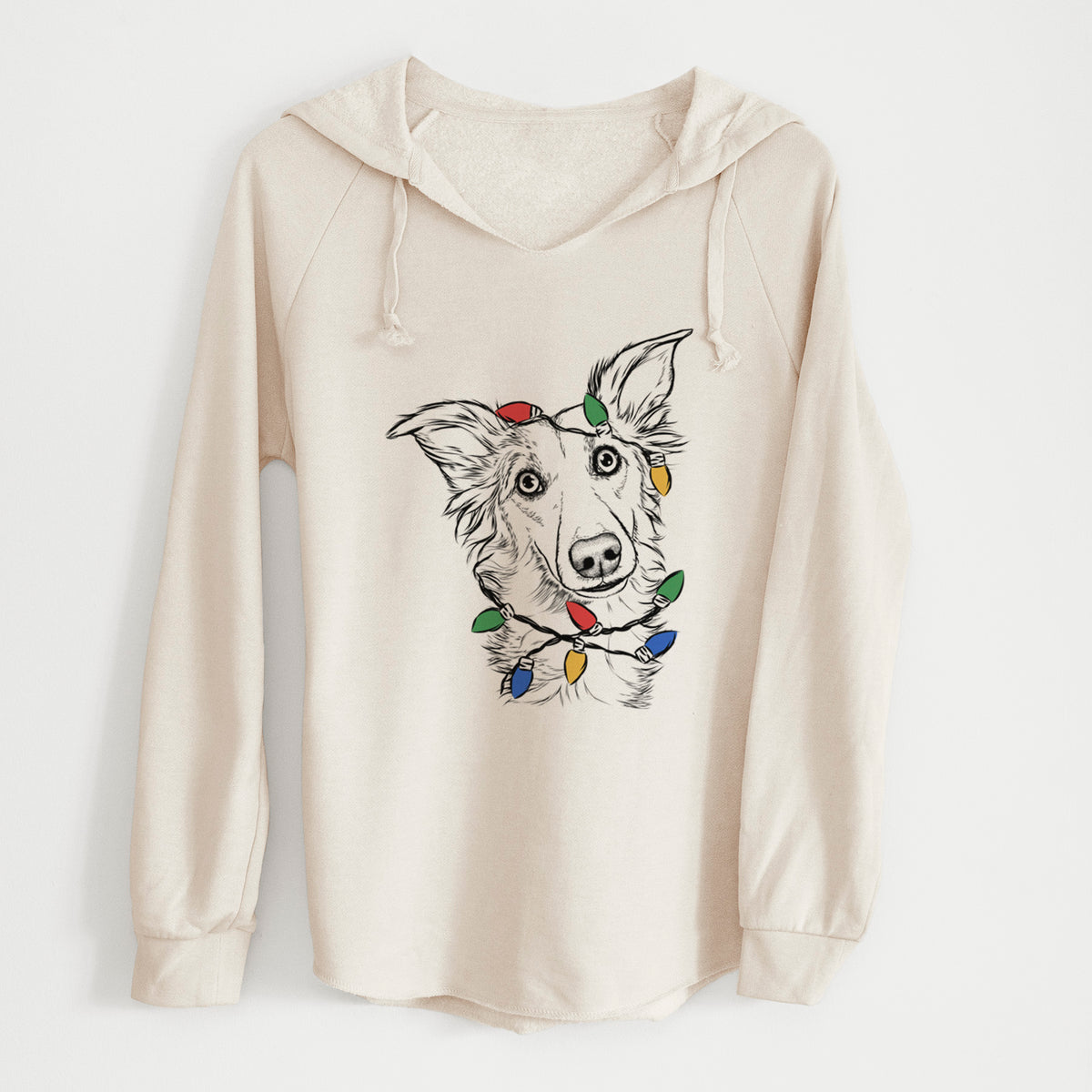 Christmas Lights Kyu the Windsprite - Cali Wave Hooded Sweatshirt