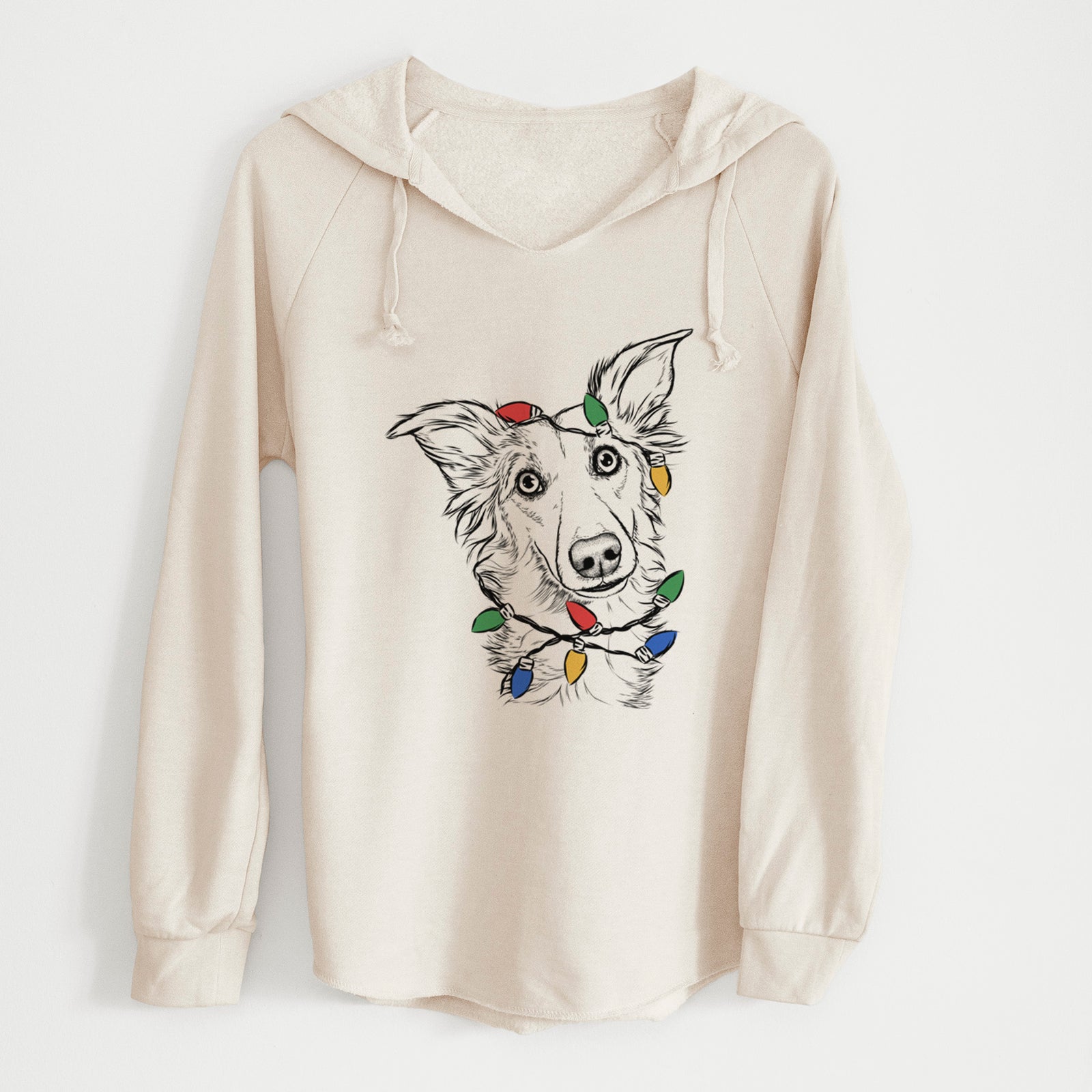 Christmas Lights Kyu the Windsprite - Cali Wave Hooded Sweatshirt