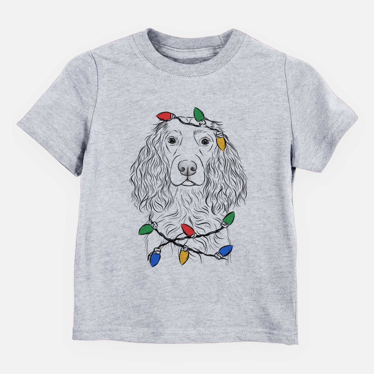 Christmas Lights Landry the Boykin Spaniel - Kids/Youth/Toddler Shirt