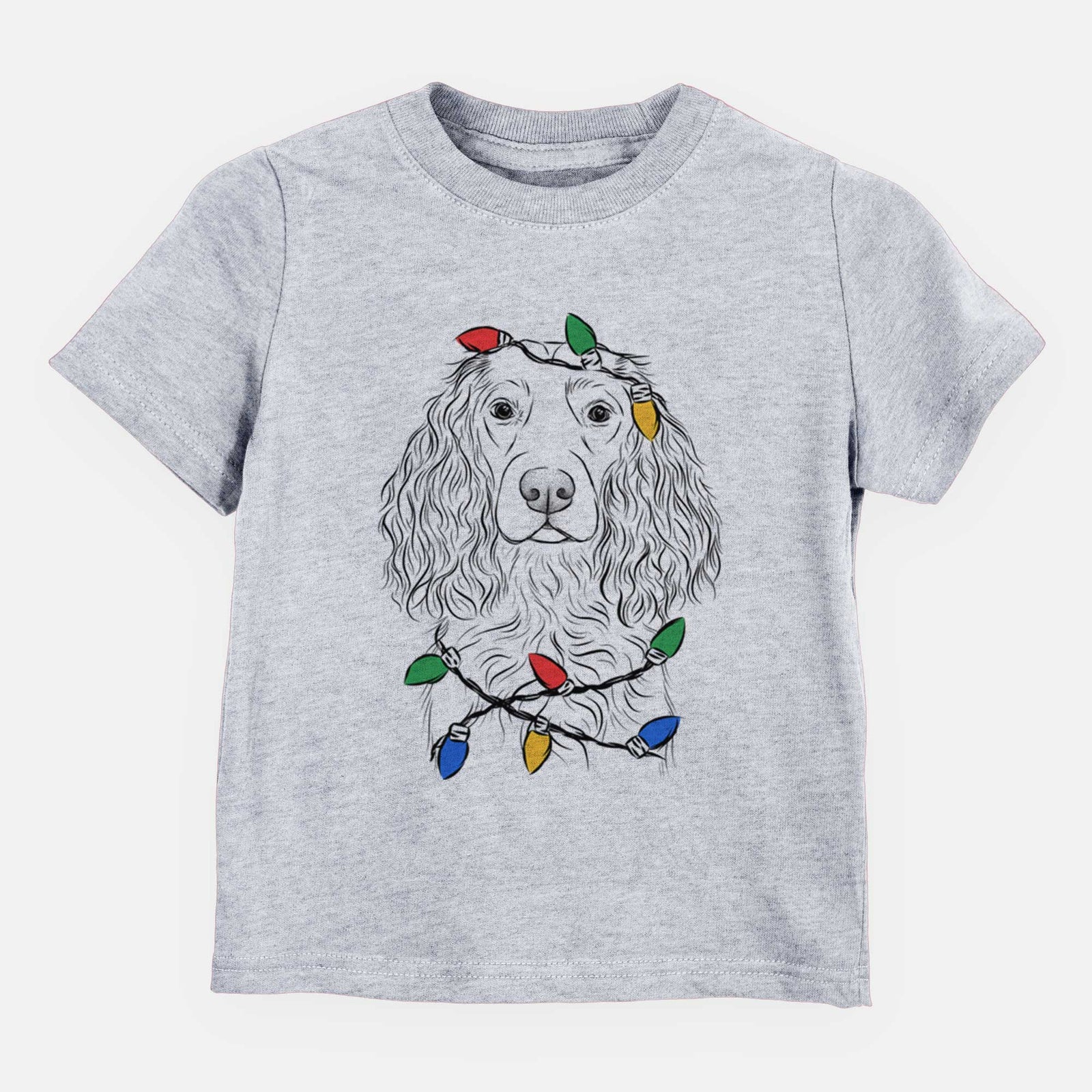 Christmas Lights Landry the Boykin Spaniel - Kids/Youth/Toddler Shirt