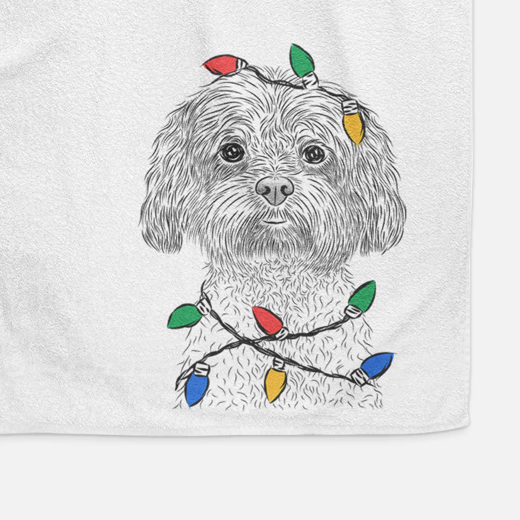 Lane the Lhasa Apso Decorative Hand Towel