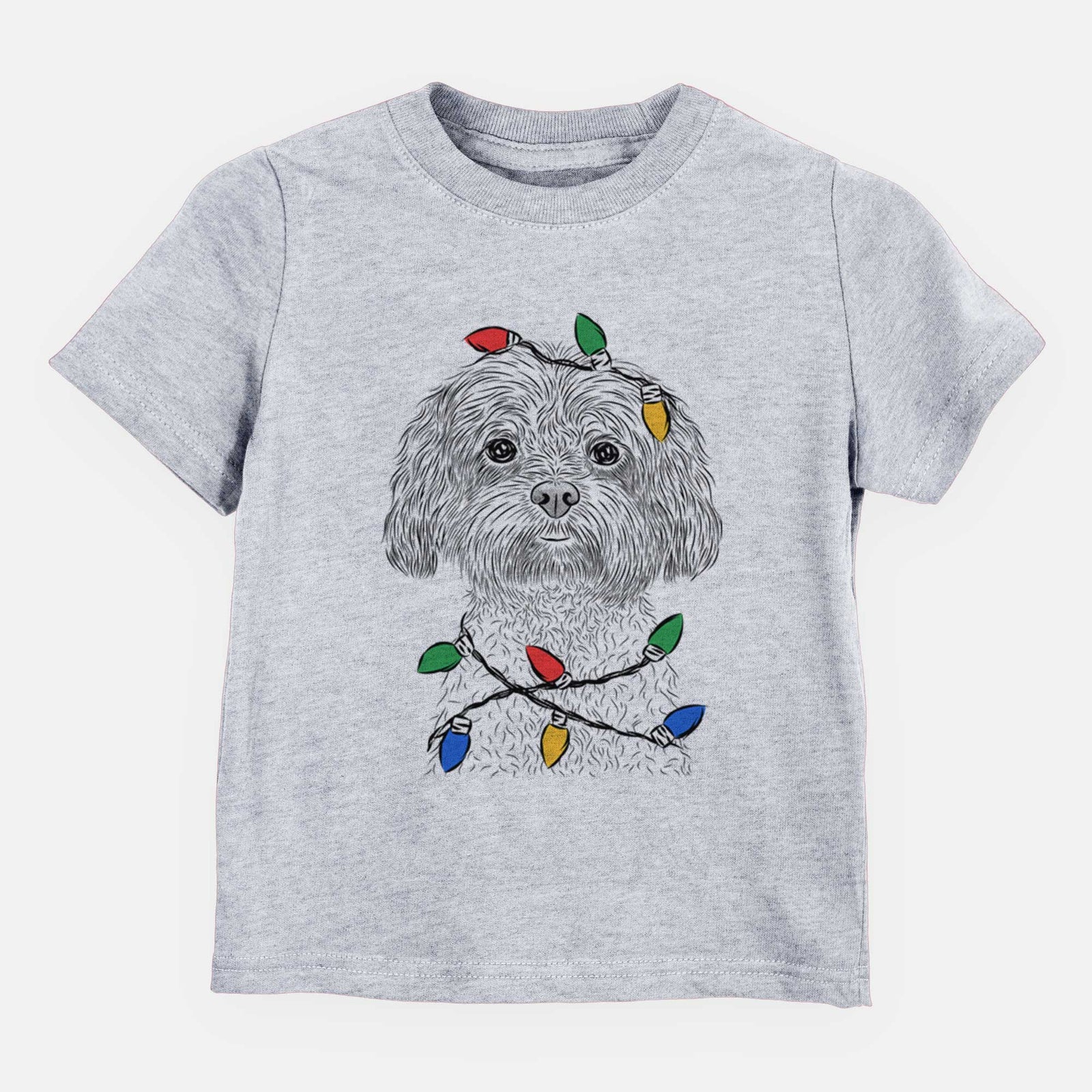 Christmas Lights Lane the Lhasa Apso - Kids/Youth/Toddler Shirt