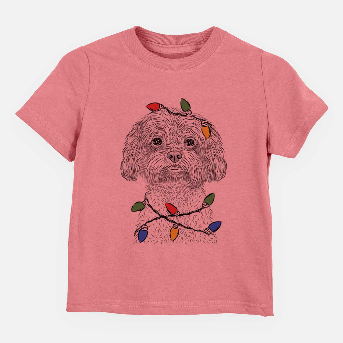 Christmas Lights Lane the Lhasa Apso - Kids/Youth/Toddler Shirt