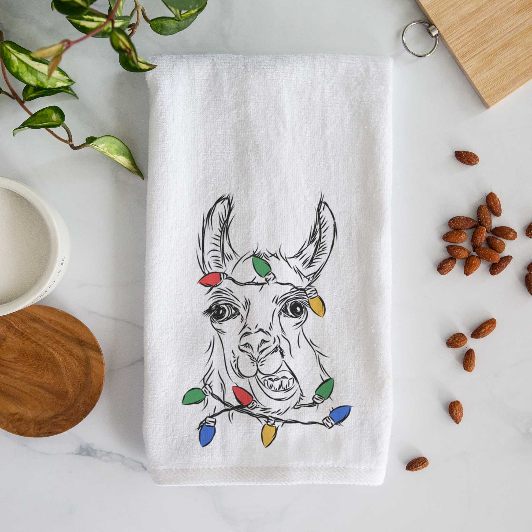 Larry the Llama Decorative Hand Towel