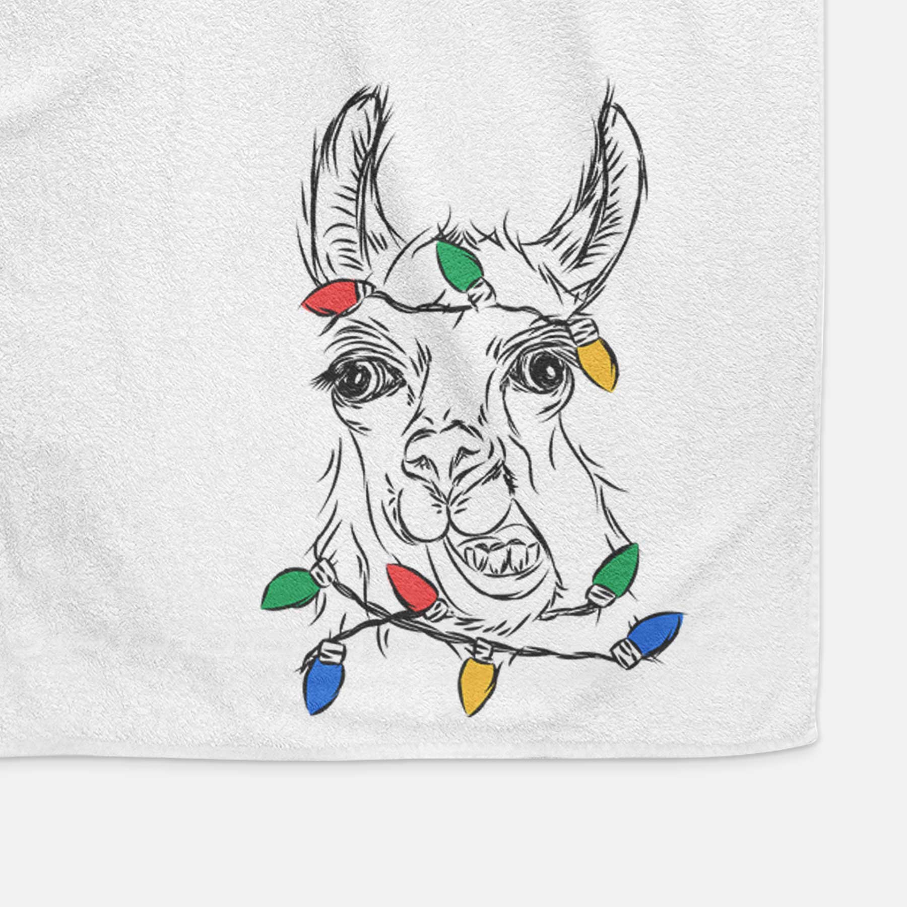 Larry the Llama Decorative Hand Towel