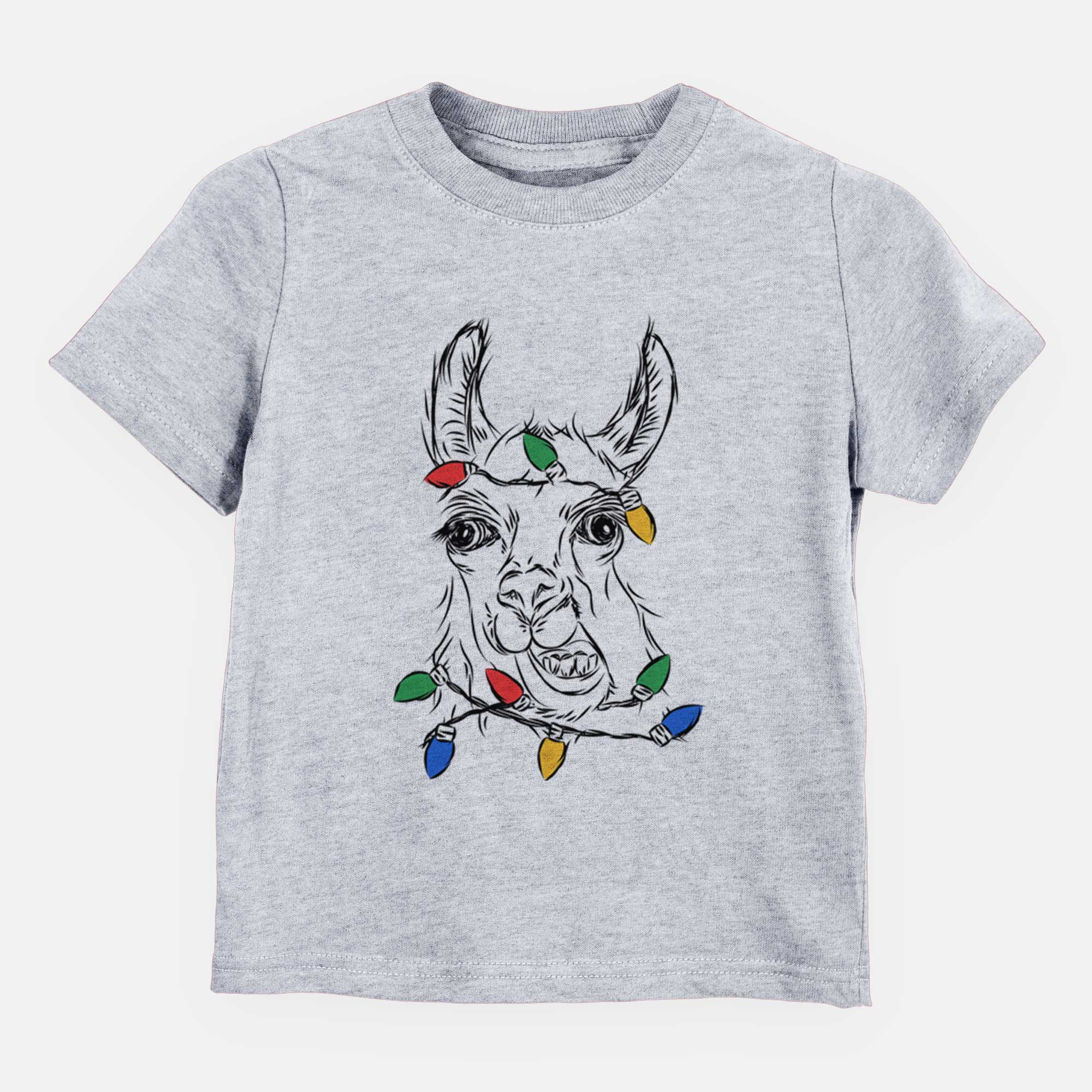 Christmas Lights Larry the Llama - Kids/Youth/Toddler Shirt