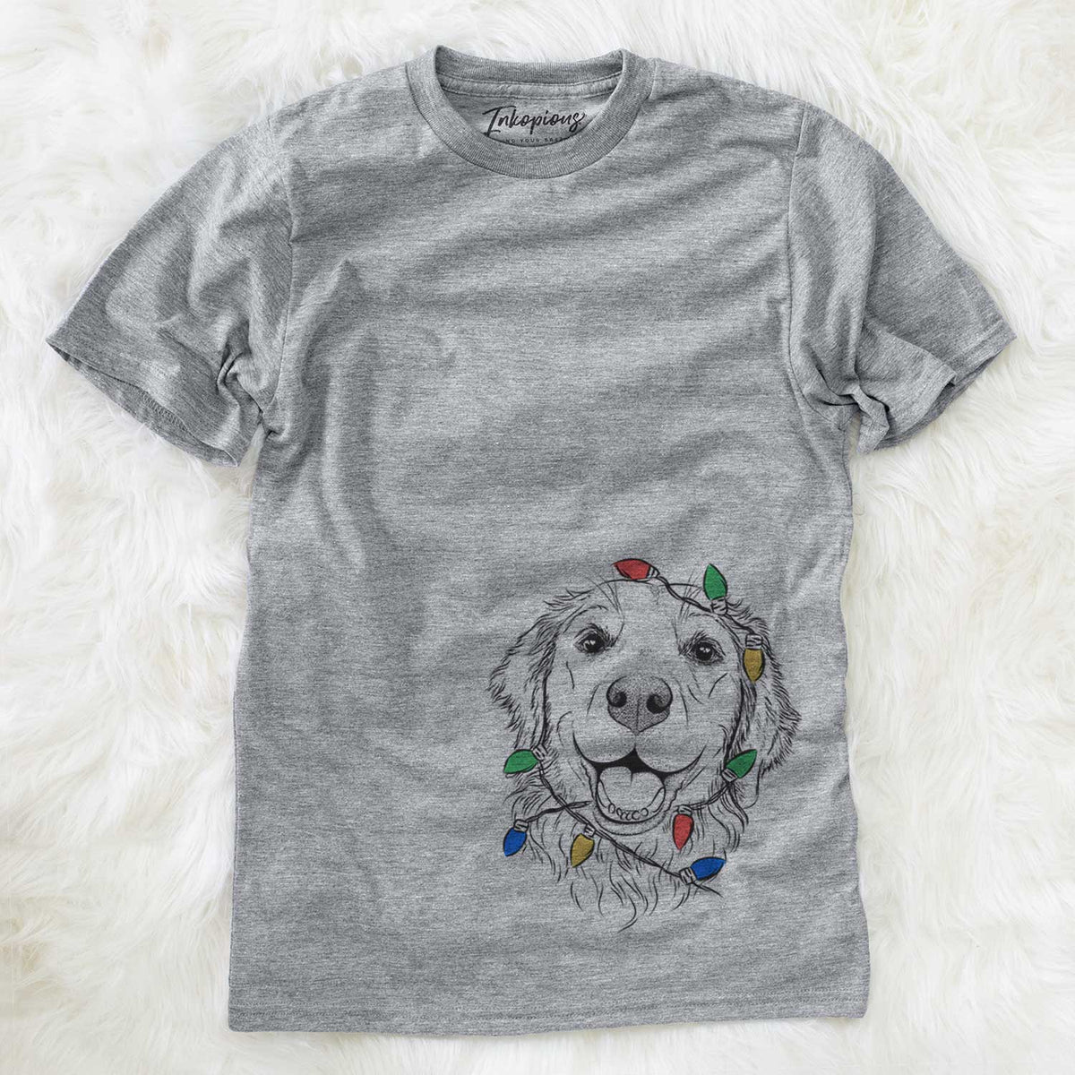 Christmas Lights Legend the Golden Retriever - Unisex Crewneck