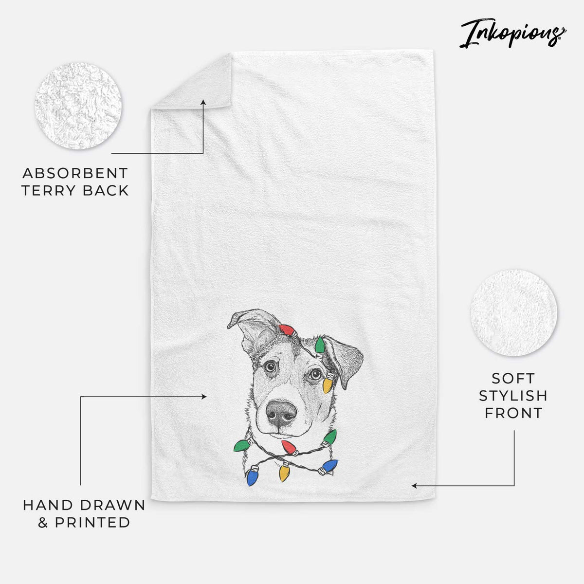 Leia the Mixed Breed Decorative Hand Towel