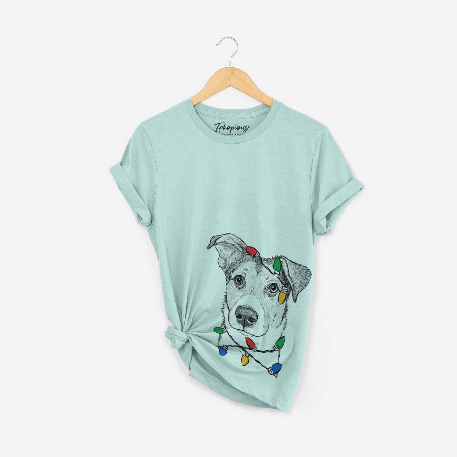 Christmas Lights Leia the Mixed Breed - Unisex Crewneck