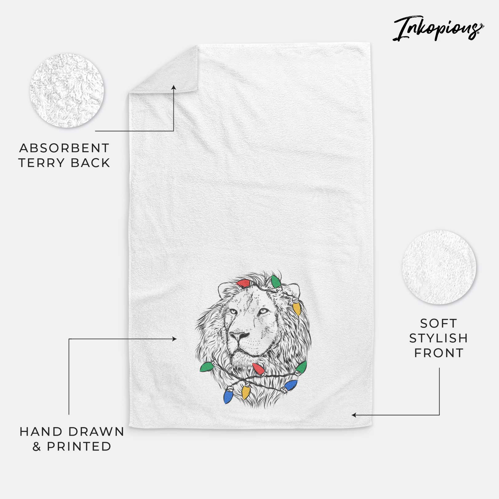 Lenny the Lion Decorative Hand Towel