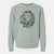 Christmas Lights Lenny the Lion - Unisex Pigment Dyed Crew Sweatshirt