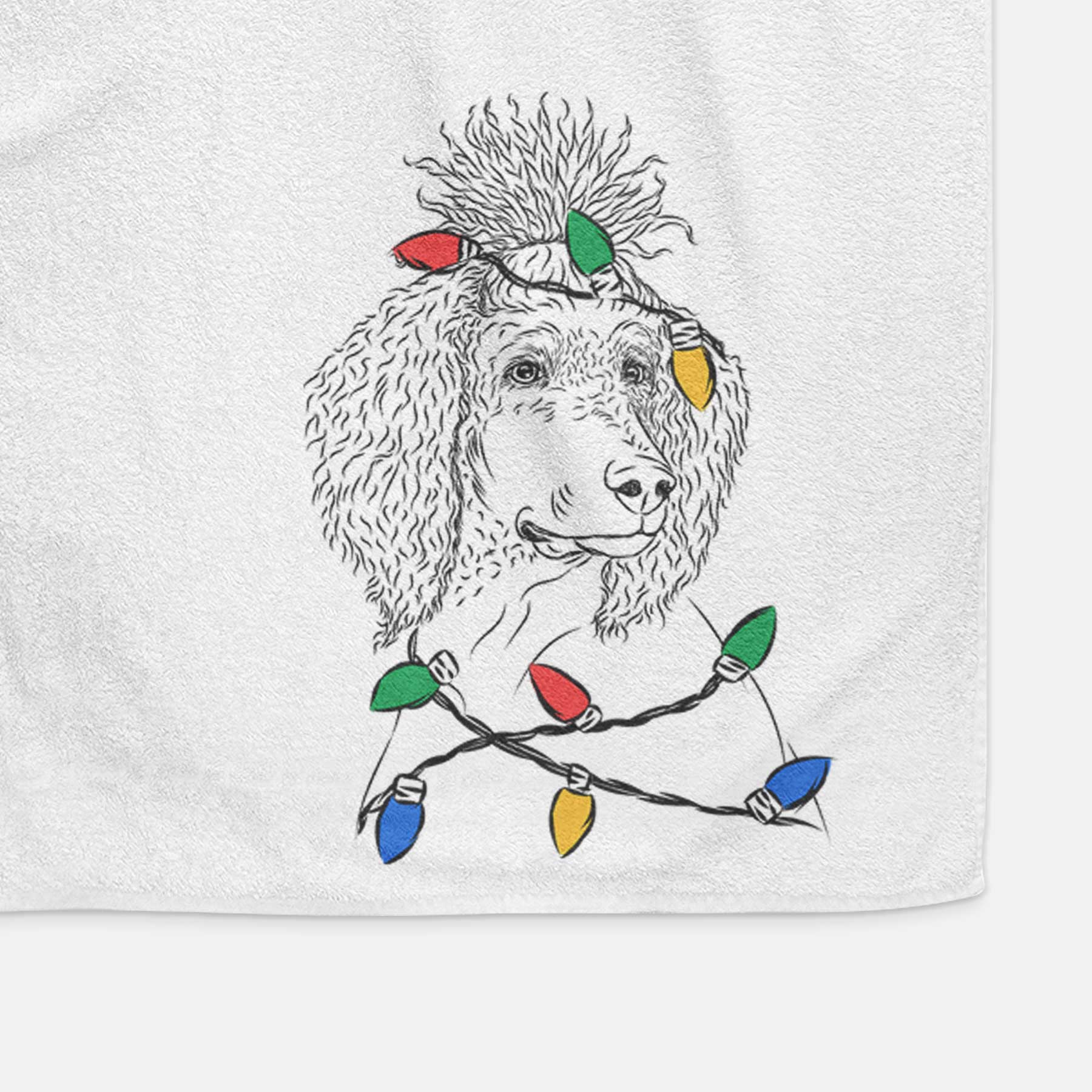 Leo the Poodle Decorative Hand Towel