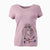 Christmas Lights Leo the Poodle - Women's V-neck Shirt