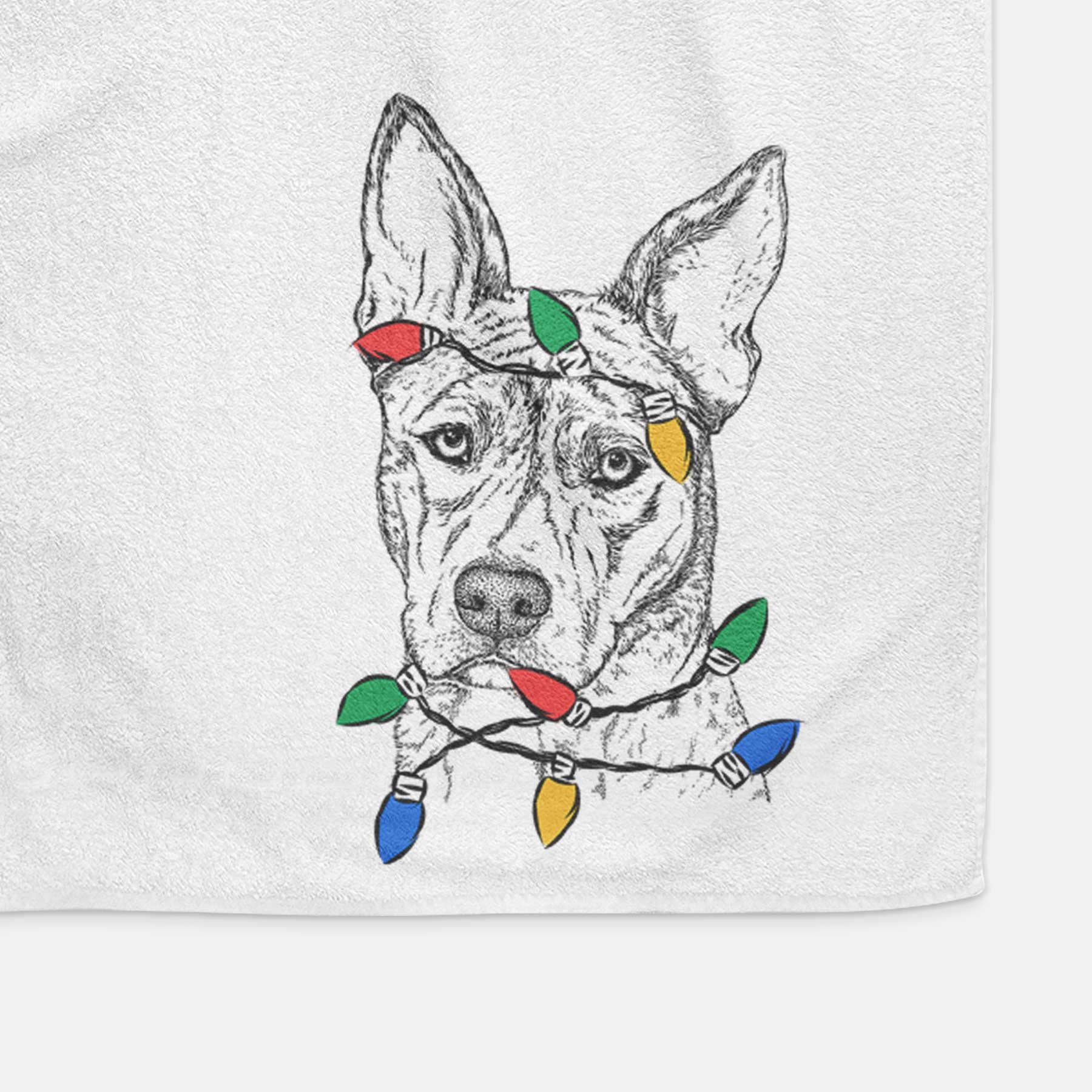 Leo the Ibizan Hound Bull Mastiff Mix Decorative Hand Towel