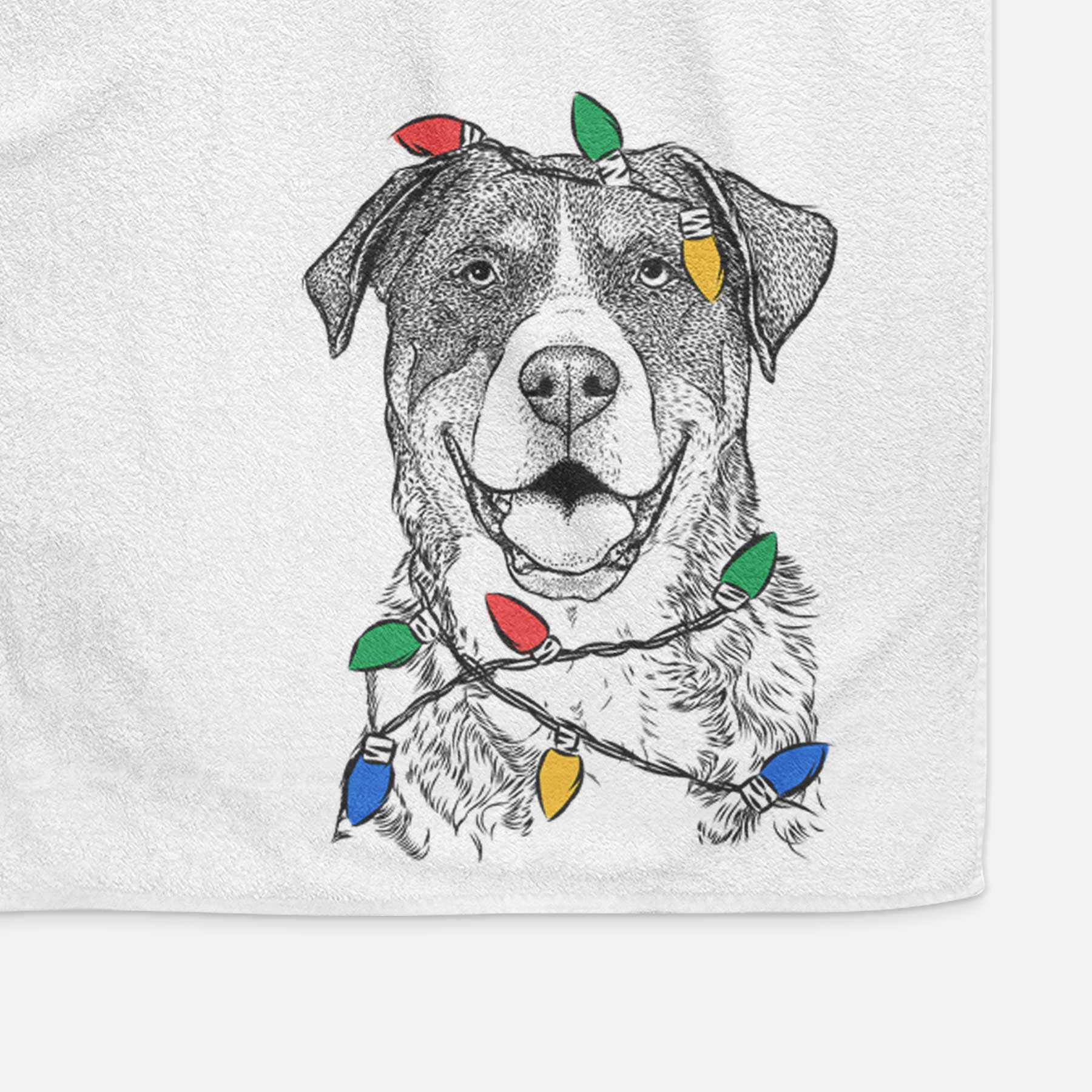 Leon the Greater Swiss Mountain Dog Decorative Hand Towel